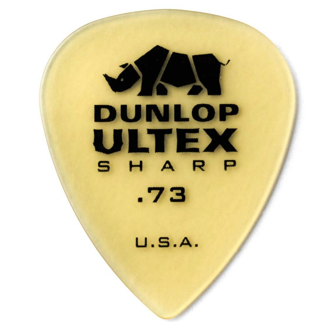 Dunlop Ultex Sharp 0.73mm Pick - Pack of 6 in stock