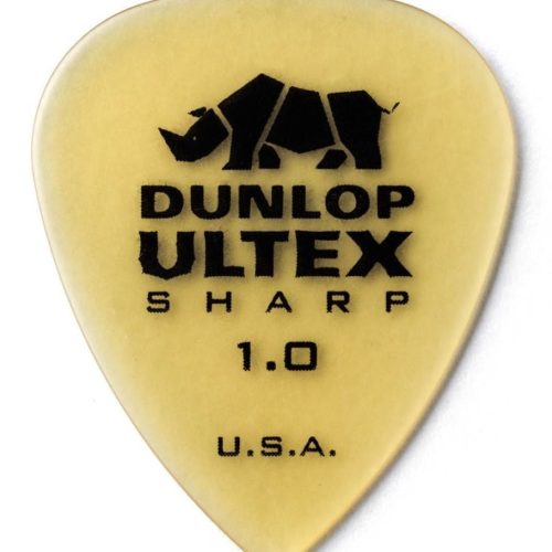 Dunlop Ultex Sharp 1.00mm Pick - Pack of 6 in stock