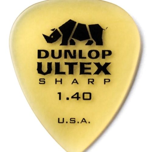 Dunlop Ultex Sharp 1.40mm Pick - Pack of 6 in stock