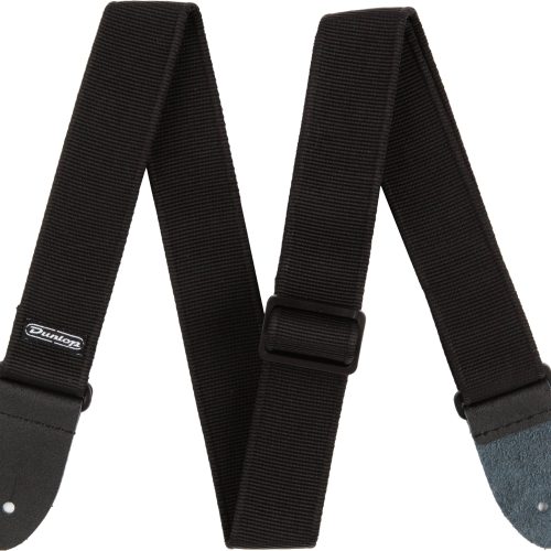 Jim Dunlop D38-09BK Nylon Guitar Strap Black in stock