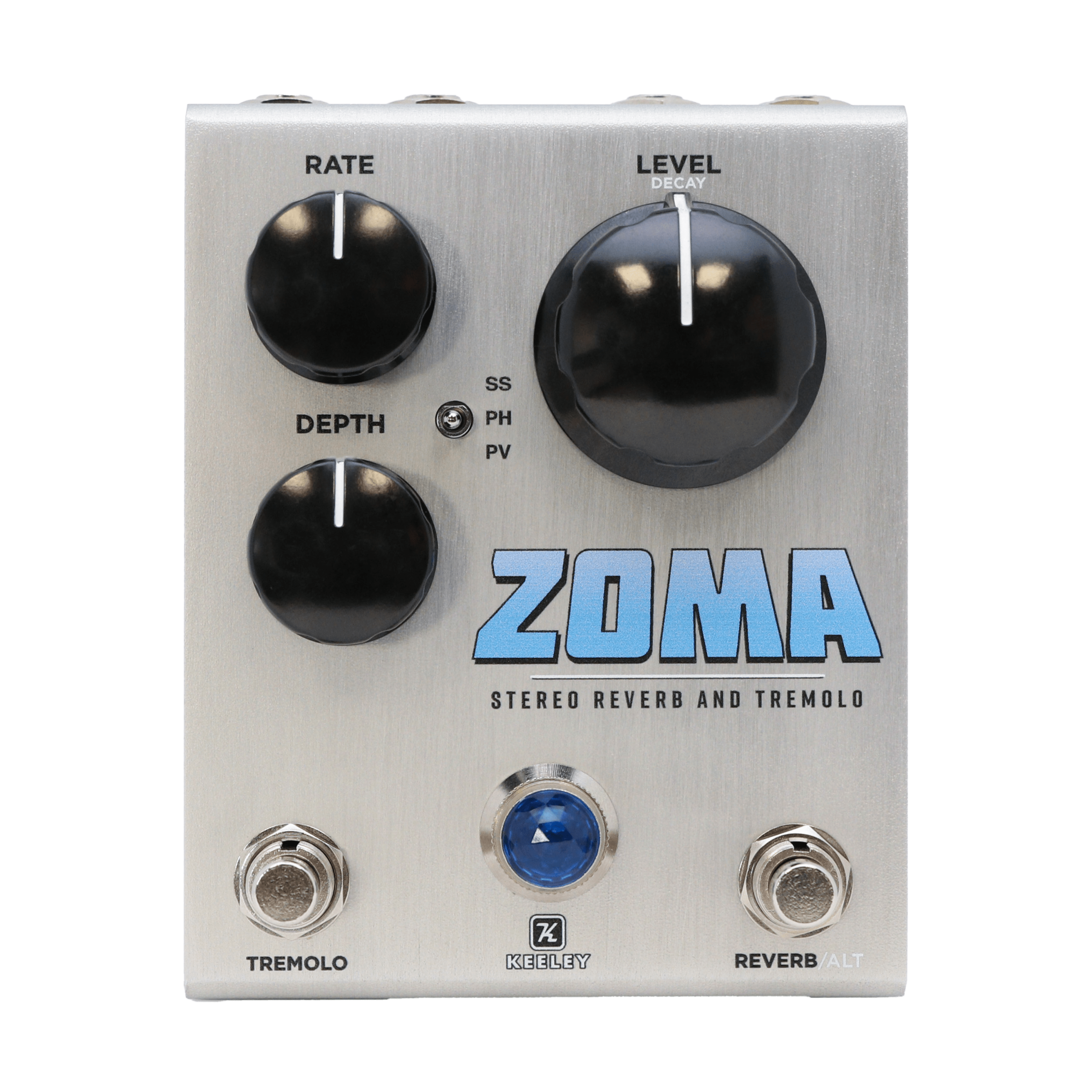 Keeley Zoma High Fidelity Reverb and Tremolo Pedal in stock