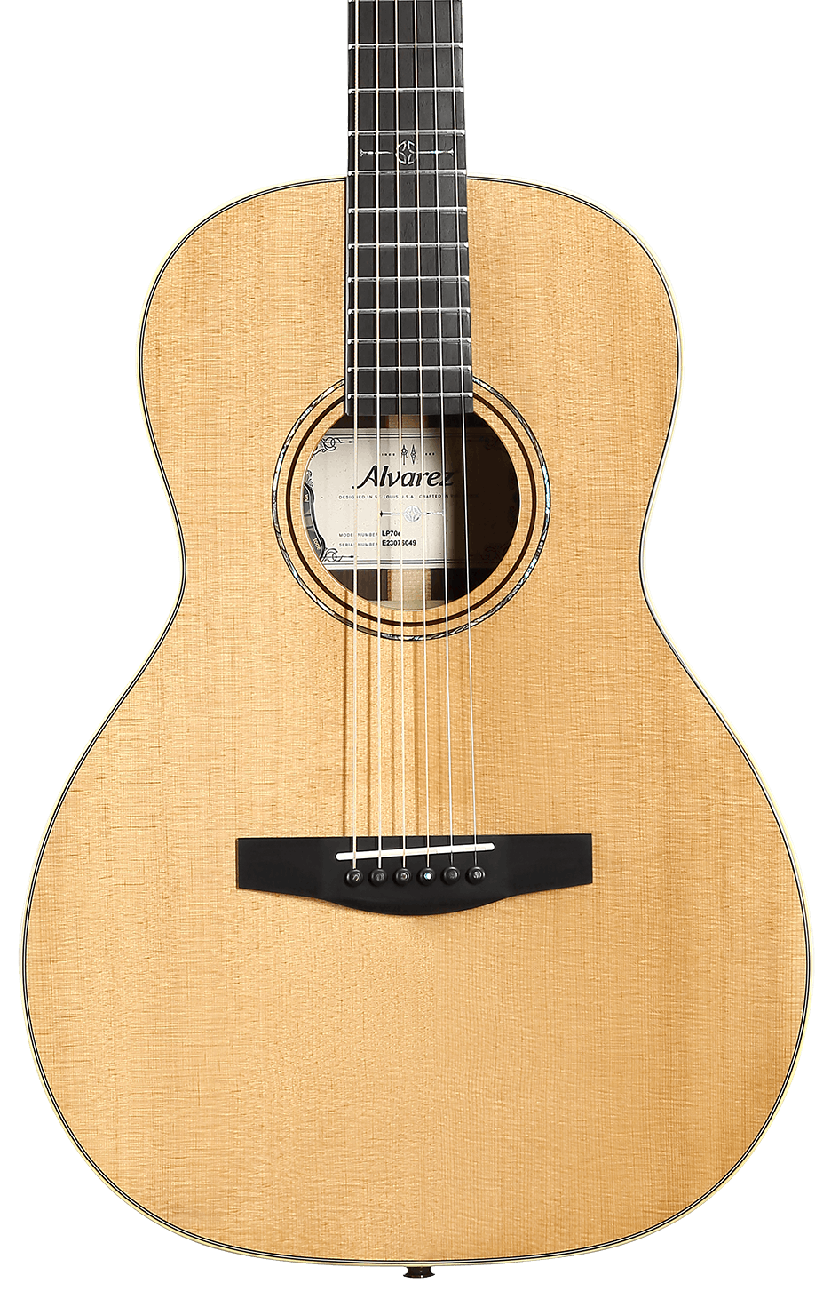 Alvarez Laureate LP70HFE Parlour Electro-Acoustic in Natural in stock