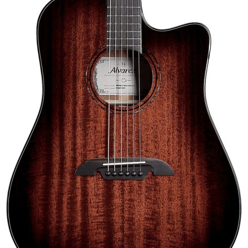 Alvarez Masterworks MD66CE Dreadnought Electro-Acoustic in Shadowburst with Cutaway in stock