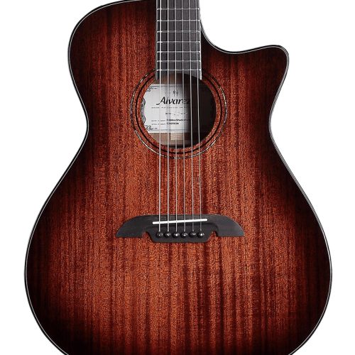 Alvarez Masterworks MG66CE Grand Auditorium Electro-Acoustic in Shadowburst with Cutaway in stock