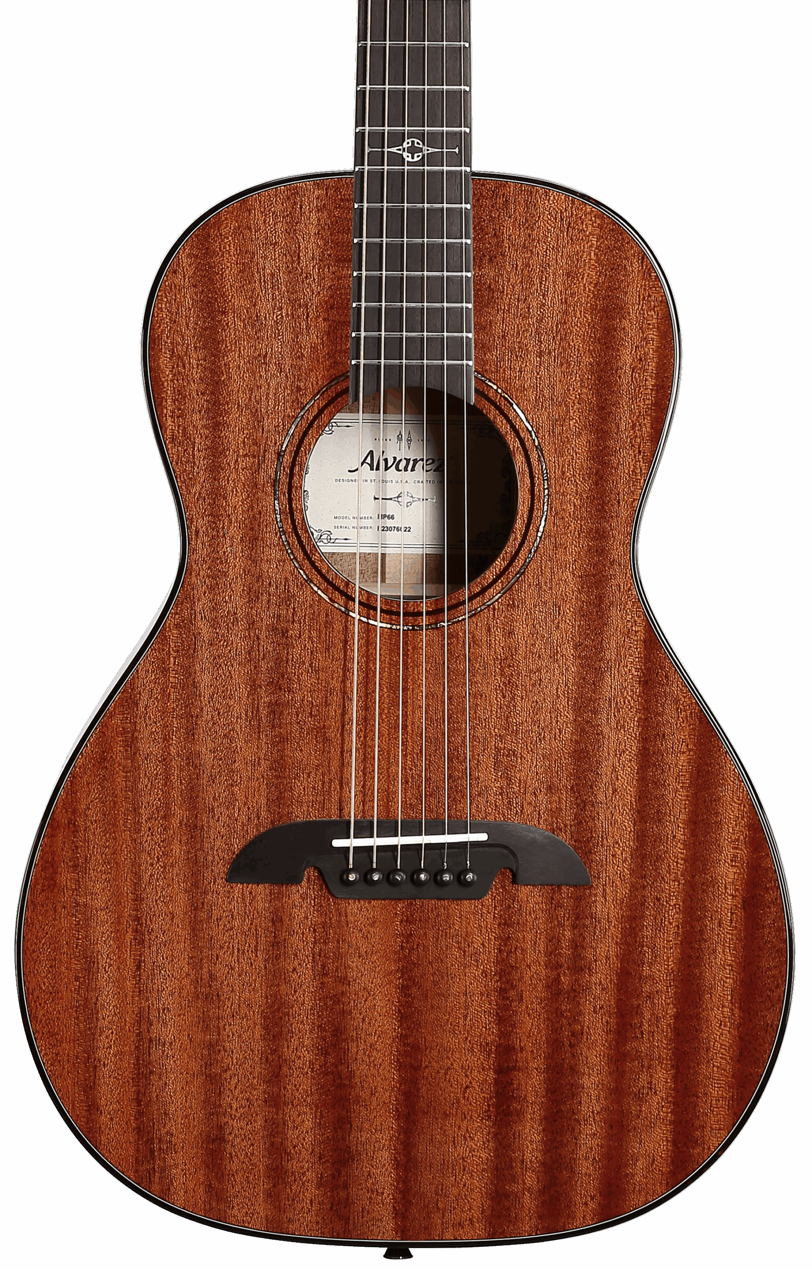 Alvarez Masterworks MP66 Parlour Acoustic Guitar in Natural in stock