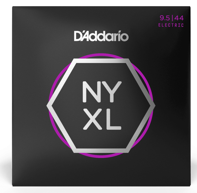 D'Addario NYXL09544 Nickel Wound Electric Guitar Strings, Super Light Plus, 9.5-44 in stock