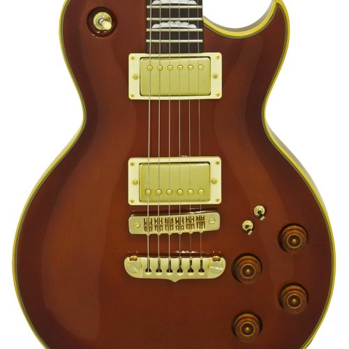 Aria PE-F80 Electric Guitar in Stained Brown in stock