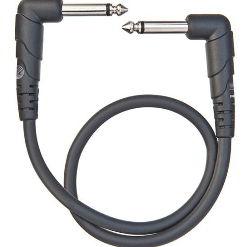 D'Addario Classic Series Patch Cable Right-Angle 1 Foot in stock
