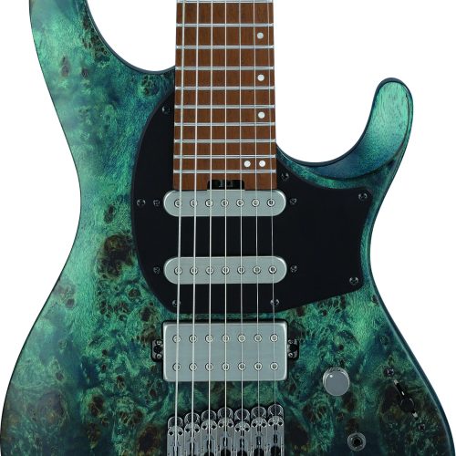 Ibanez Q547PB Q Series 7-String Headless Electric Guitar in Cosmic Blue in stock