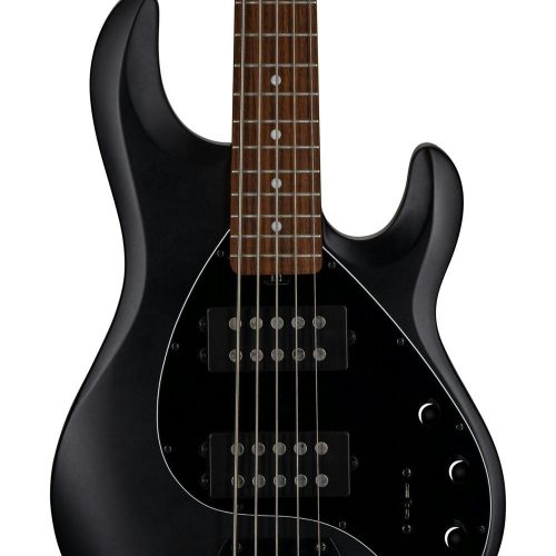 Sterling by Music Man Sub Stingray Ray5HH 5-String Bass in Stealth Black in stock