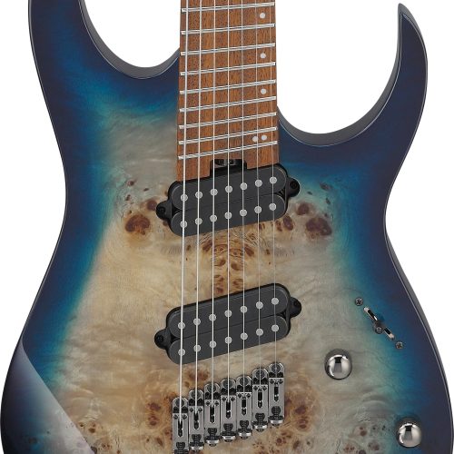 Ibanez RGMS7PB-CBS RG Standard Series Multi-Scale 7-String Electric Guitar in Cosmic Blue Star Burst in stock