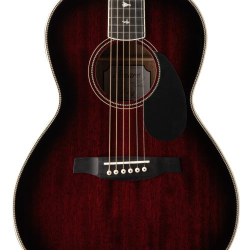 PRS SE P20 Parlour Electro-Acoustic in Fire Red Burst in stock