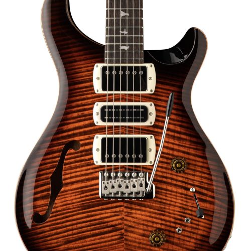 PRS SE Special Semi-Hollow Electric Guitar in Orange Tiger Smokeburst in stock