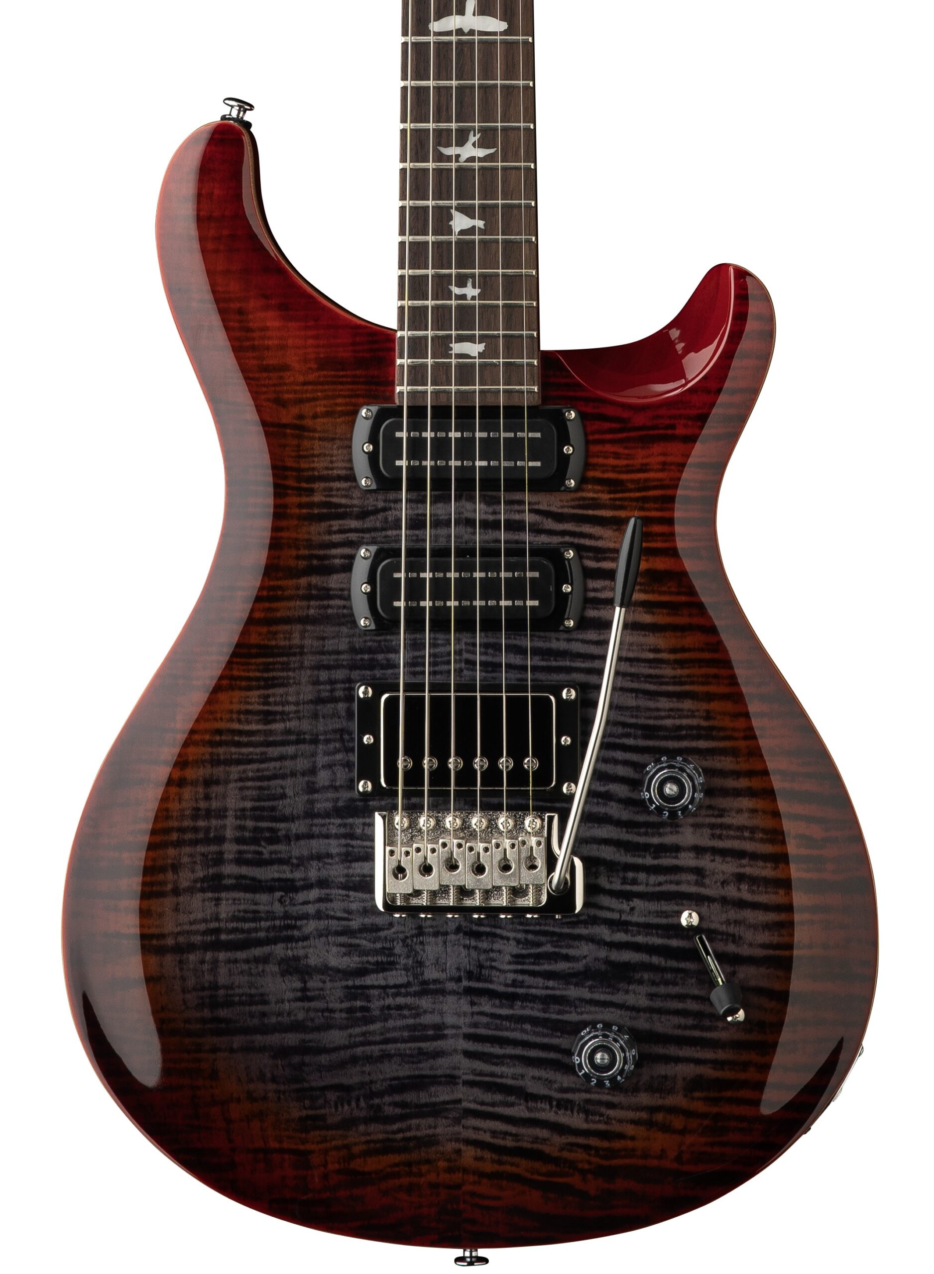PRS SE Studio Electric Guitar in Charcoal Cherry Burst in stock