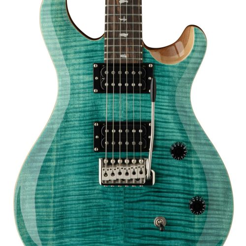 PRS SE CE 24 Electric Guitar in Turquoise Flame in stock