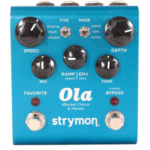 Second Hand Strymon Ola dBucket Chorus Vibrato Pedal 829 in stock