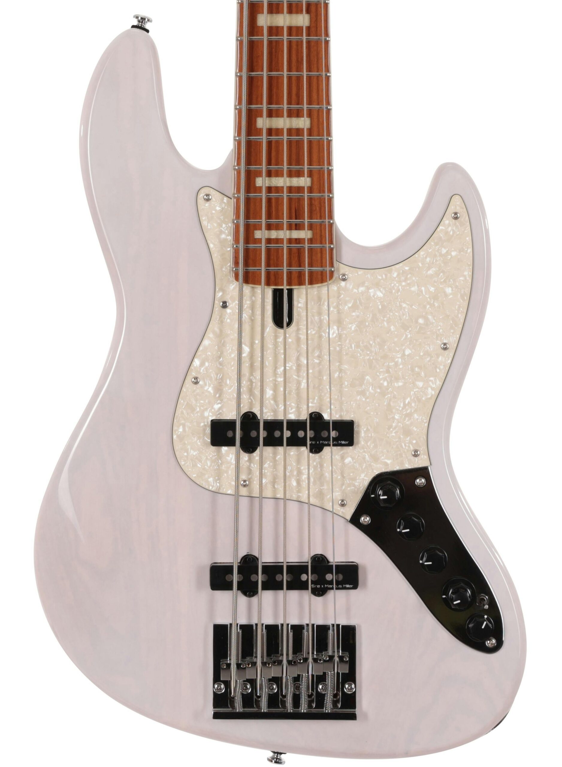 B Stock : Sire Marcus Miller V8 Swamp Ash 5 String Bass Guitar in White Blonde 002 in stock