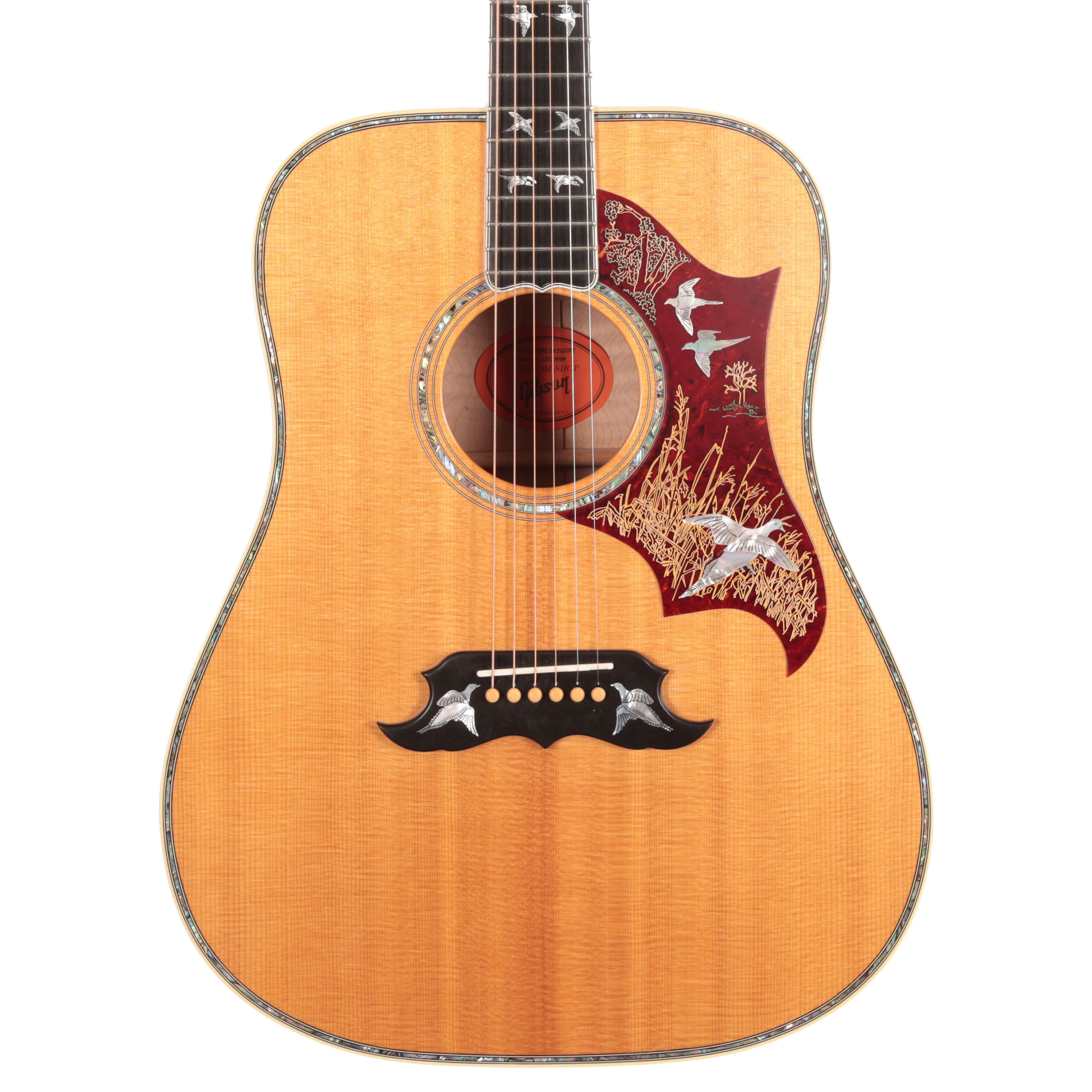 Second Hand Gibson Doves In Flight In Natural 2019 Acoustic Guitar 5-3 in stock