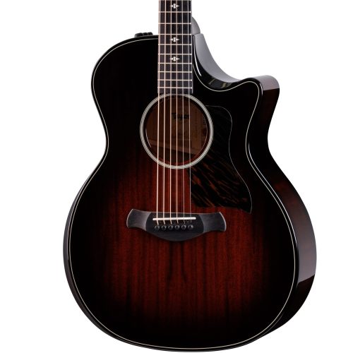 Taylor Builders Edition 524ce Mahogany Top in Kona Burst in stock