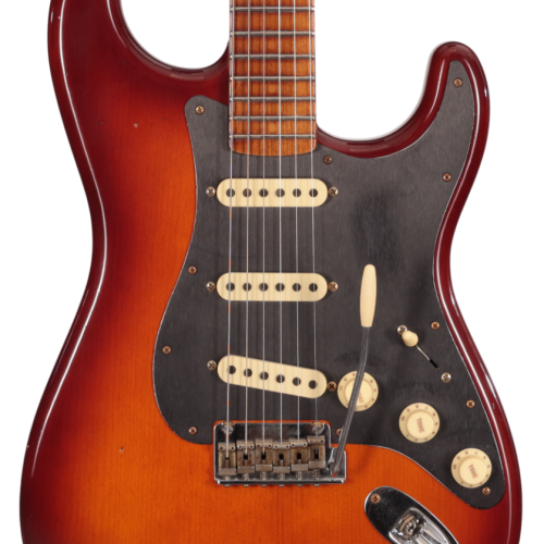 Fender Custom Shop '63 Journeyman Relic Stratocaster in Super Faded Aged Violin Sunburst in stock