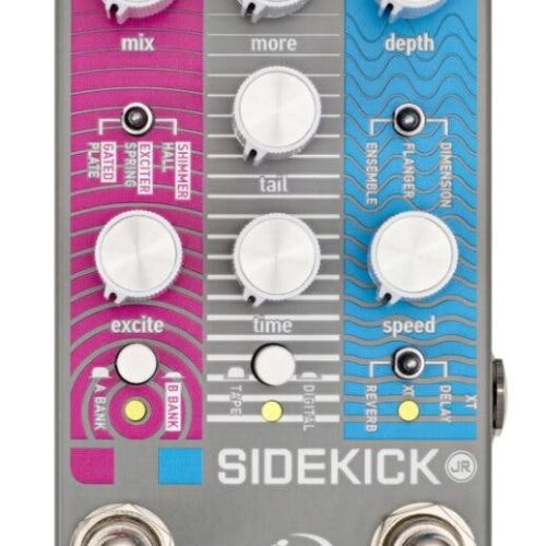 B Stock : Crazy Tube Circuits Sidekick JR Junior Chorus Flanger Delay Reverb Multi FX Pedal 001 in stock