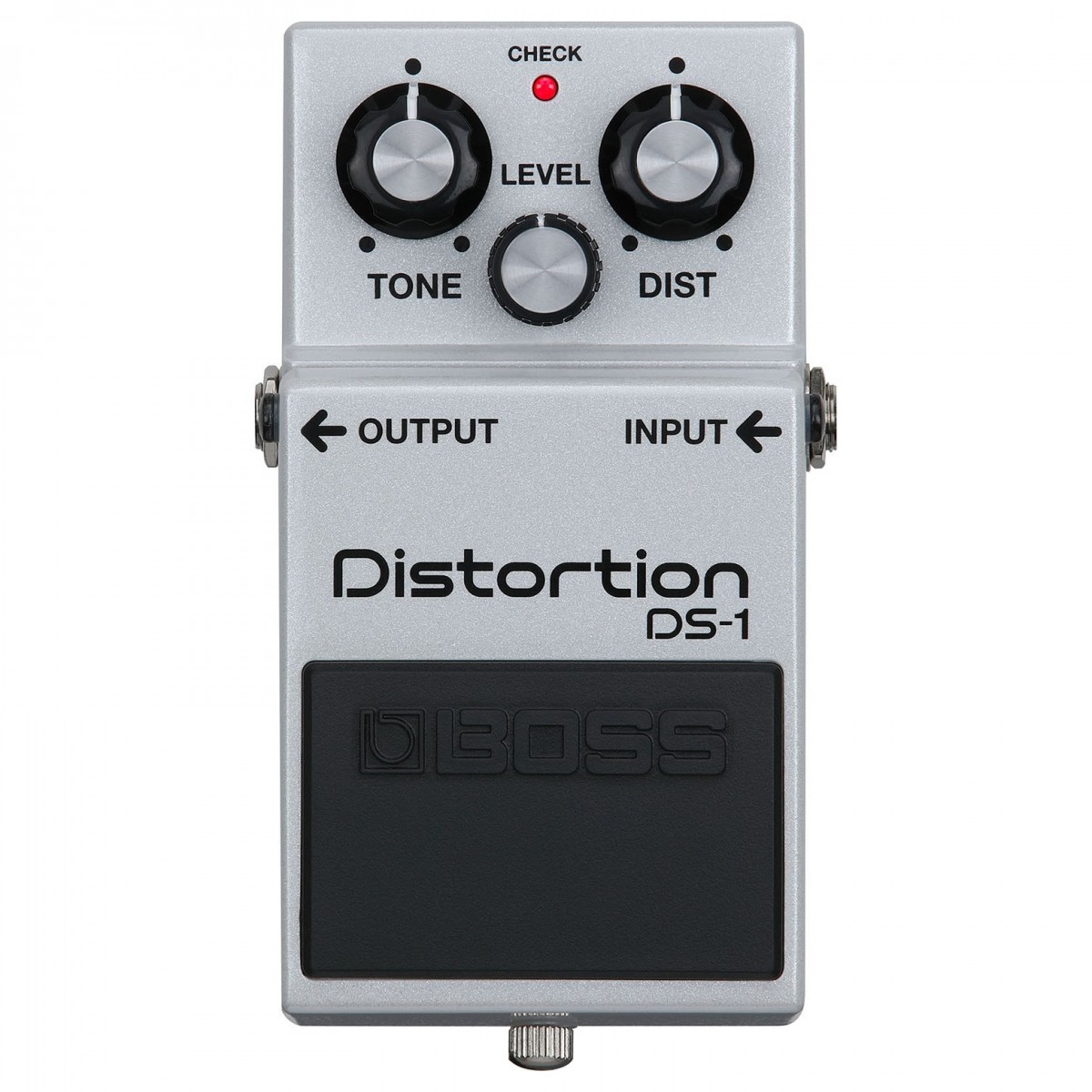 Boss DS-1-WH Limited Edition Distortion Pedal, White In Stock