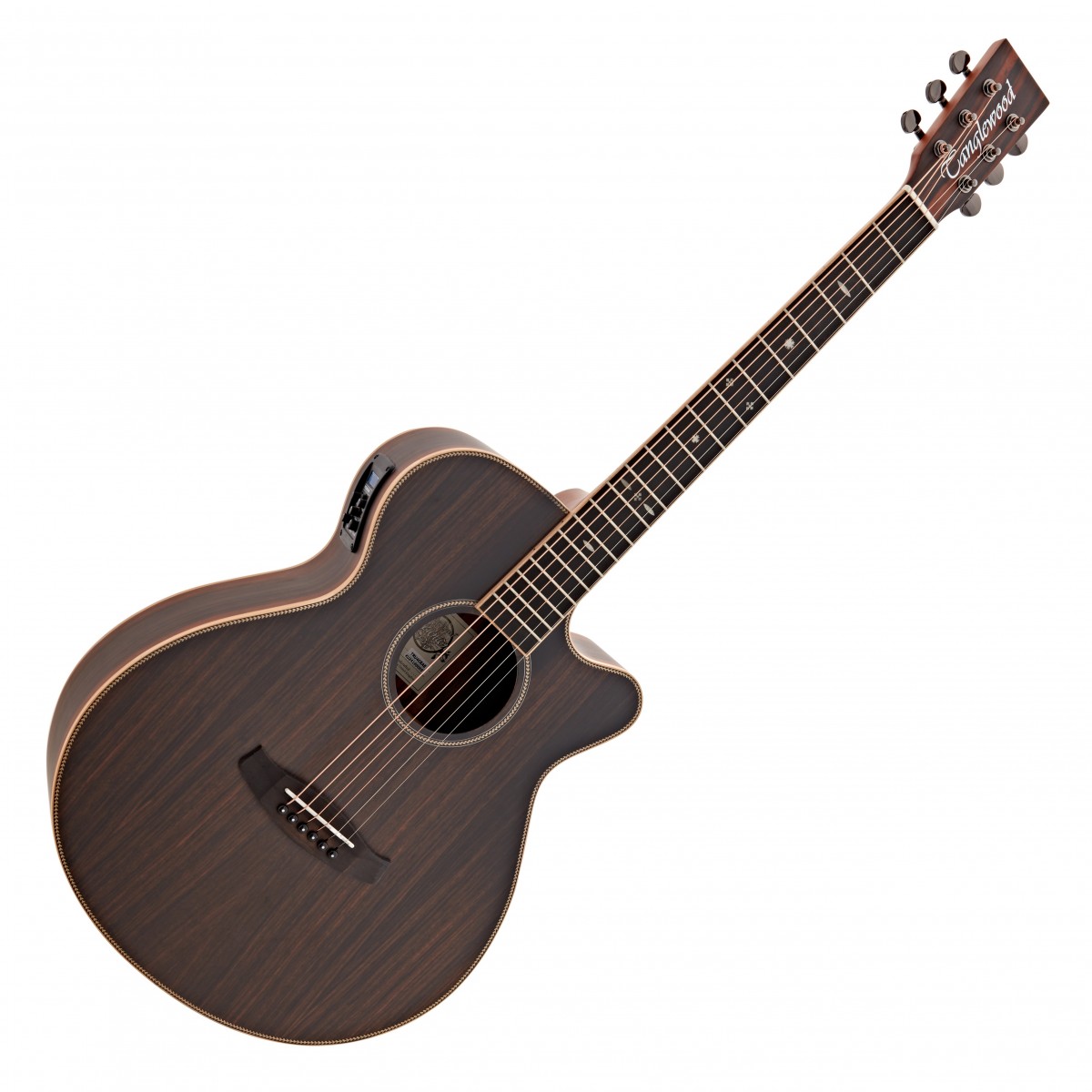 Tanglewood TRU4CEAE Reunion Pro Series Super Folk Electro Acoustic, Ebony In Stock