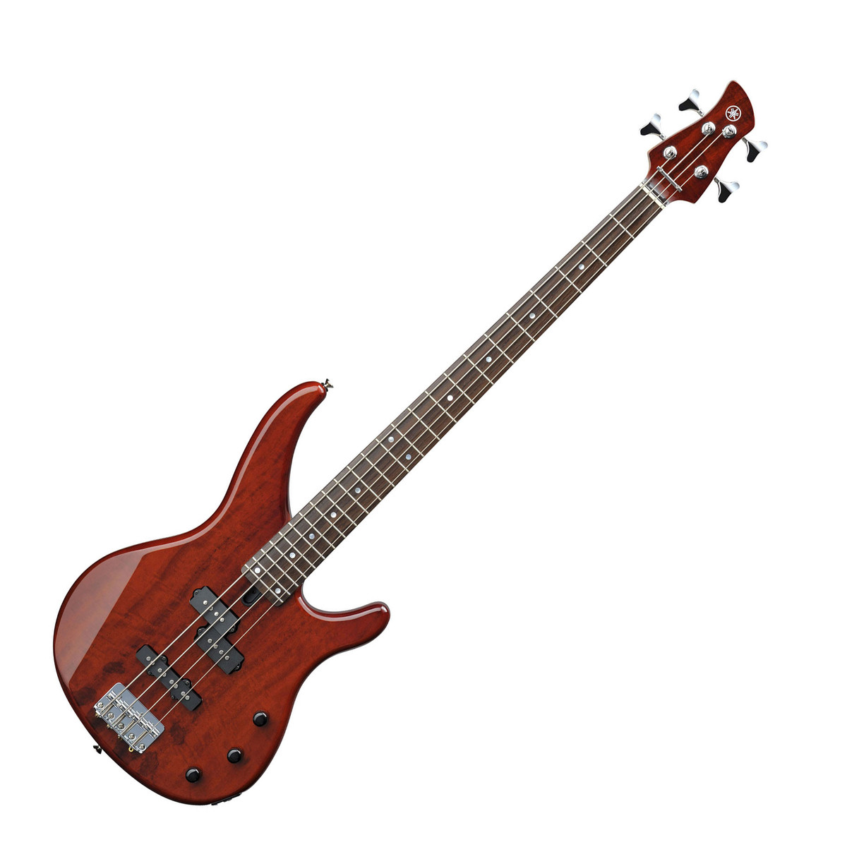 Yamaha TRBX174 EW Bass Guitar, Root Beer In Stock