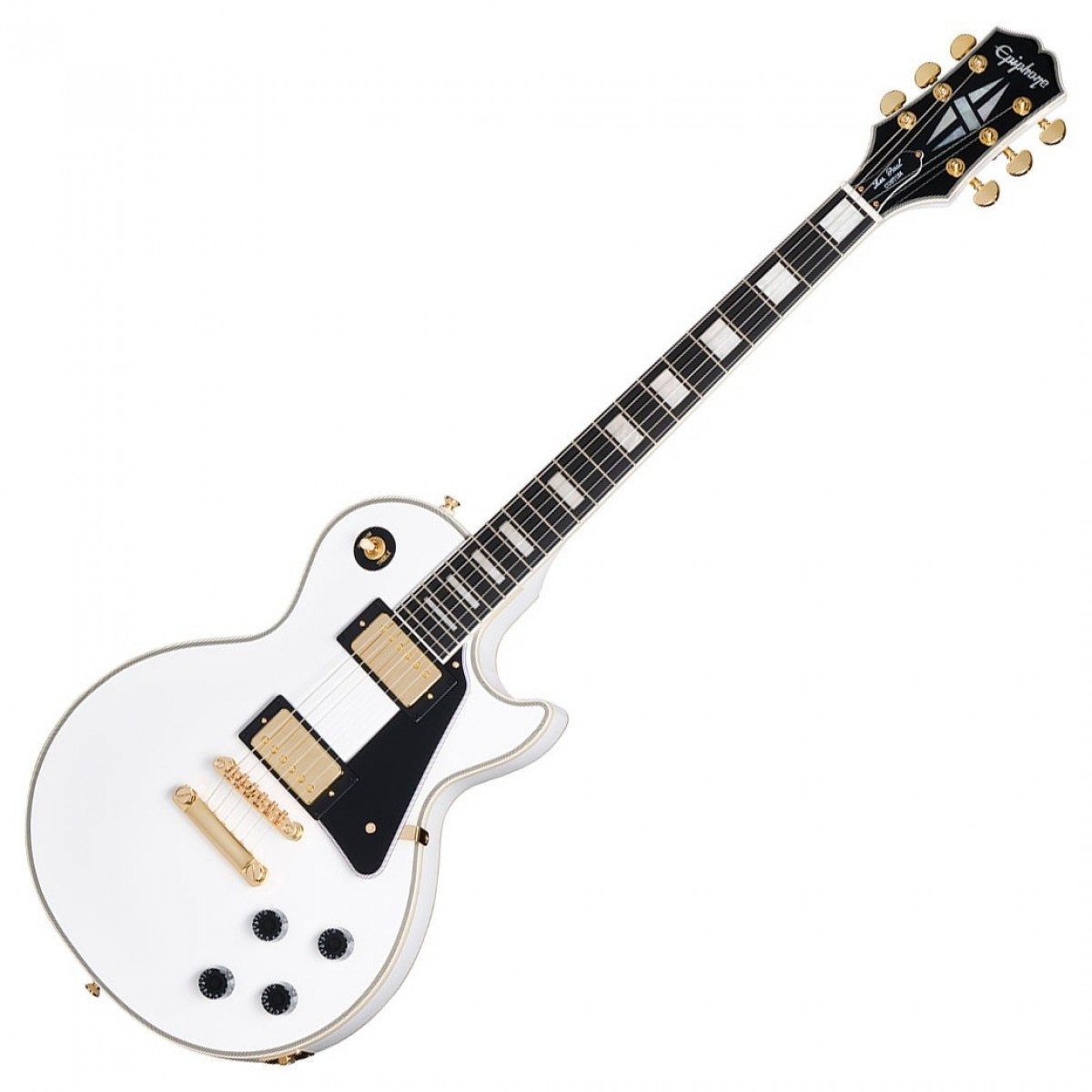 Epiphone Les Paul Custom Inspired by Gibson, Alpine White In Stock