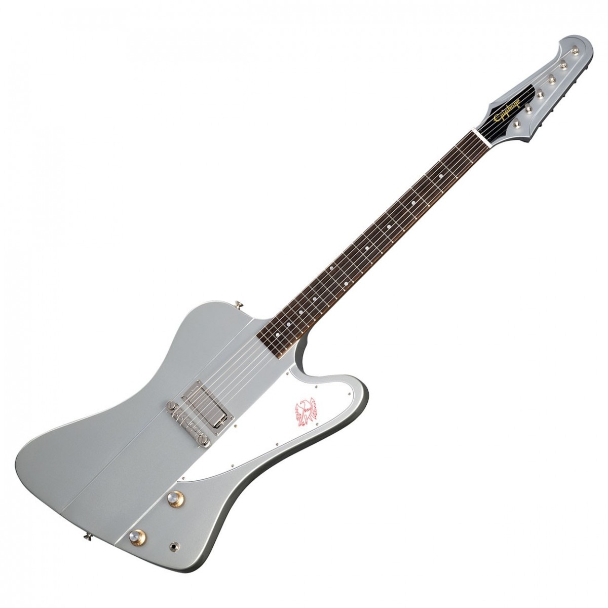 Epiphone 1963 Firebird I Inspired by Gibson Custom, Silver Mist In Stock