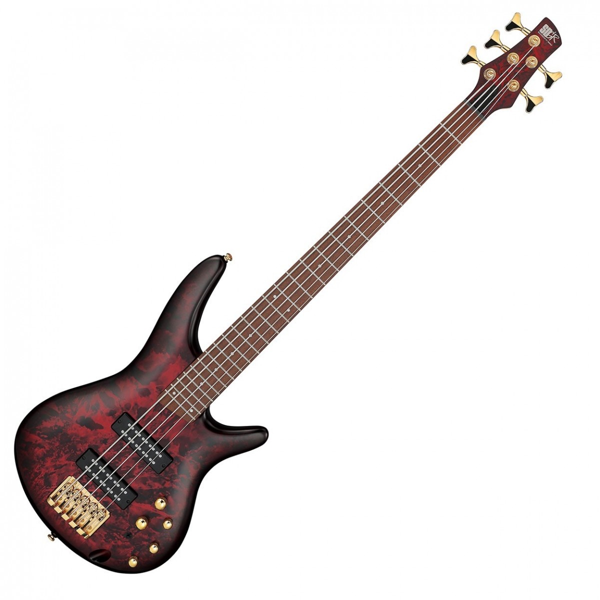 Ibanez SR305EDX 5 string, Wine Red Frozen Matte In Stock