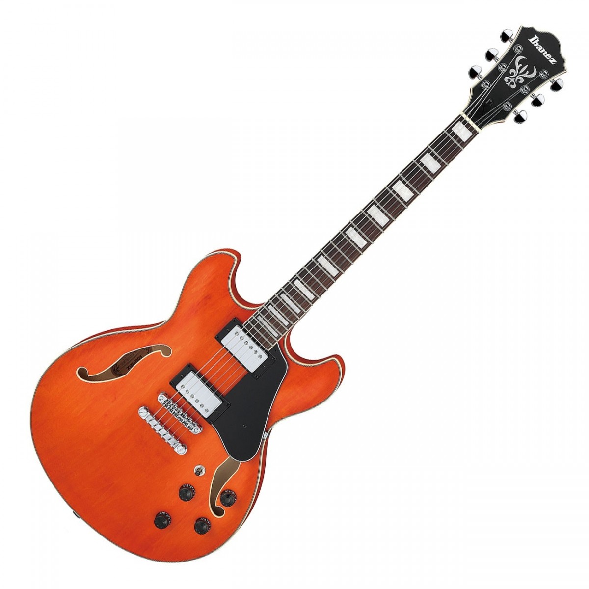 Ibanez AS73, Transparent Tangerine Flat In Stock