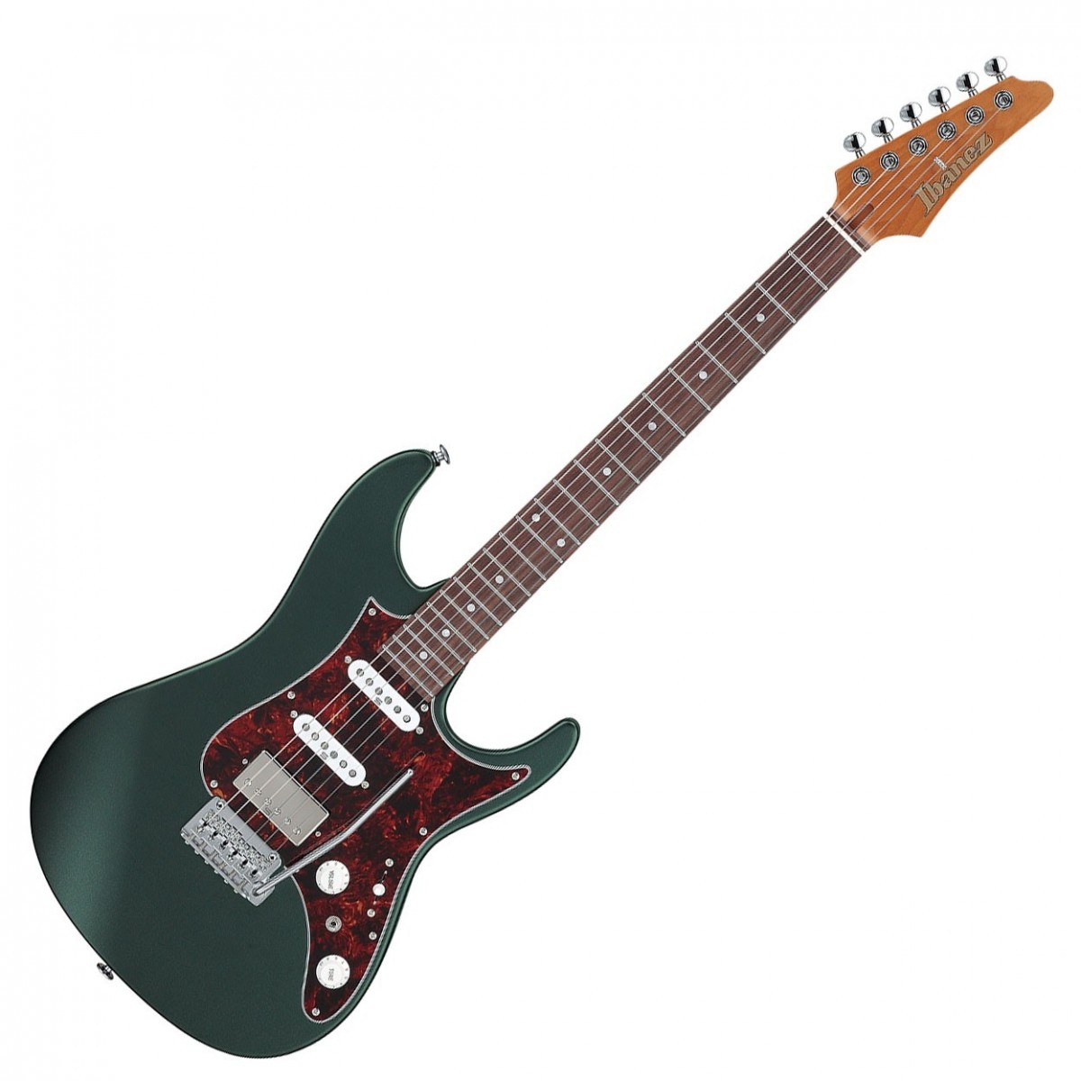Ibanez AZ2204N Prestige, Ivy Green Metallic Flat In Stock