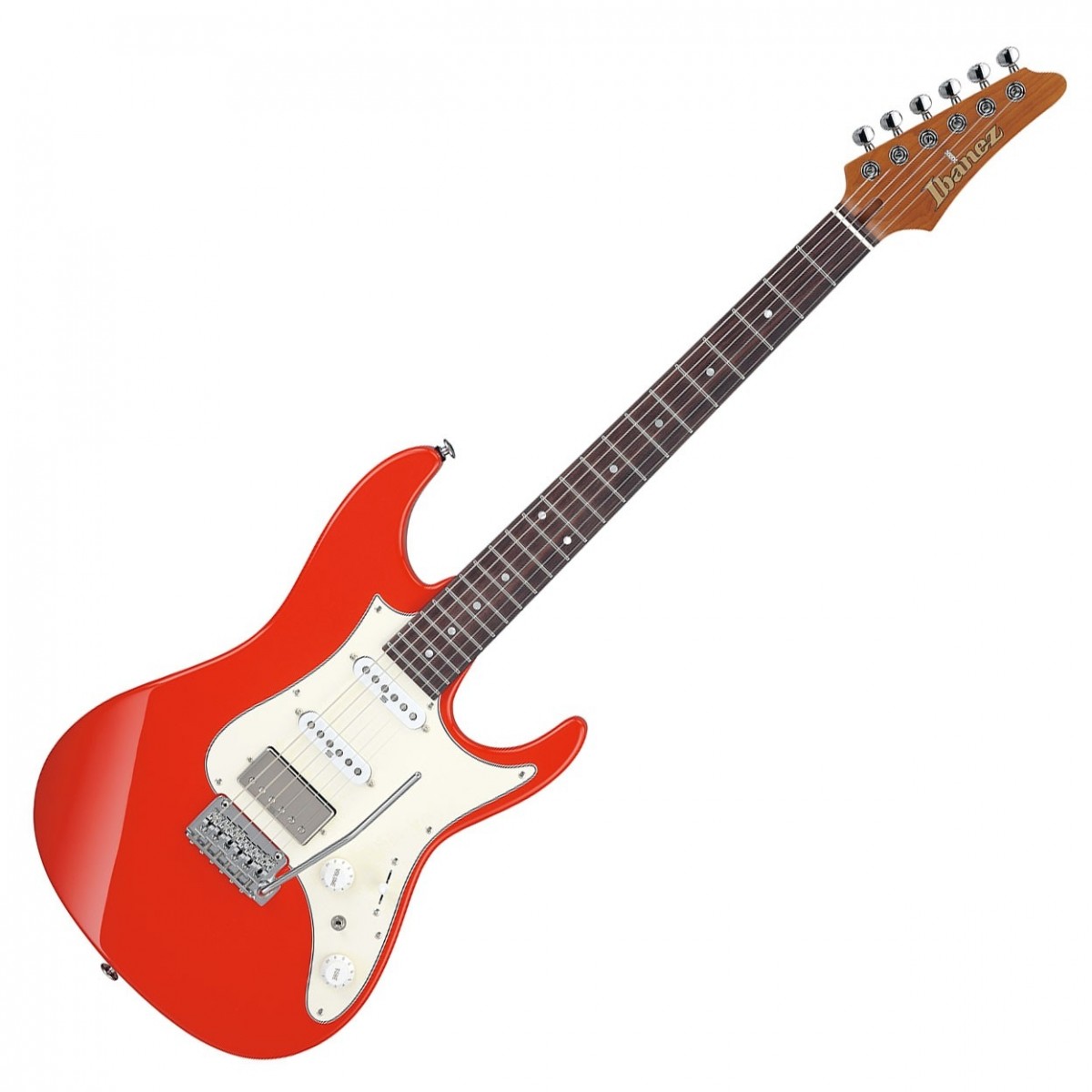 Ibanez AZ2204NW Prestige, Vermillion Red In Stock