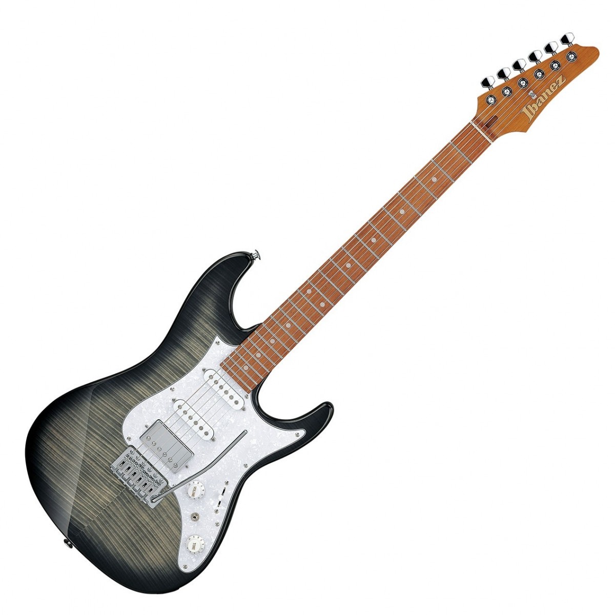 Ibanez AZ22S1F-TKS , Transparent Black Sunburst In Stock