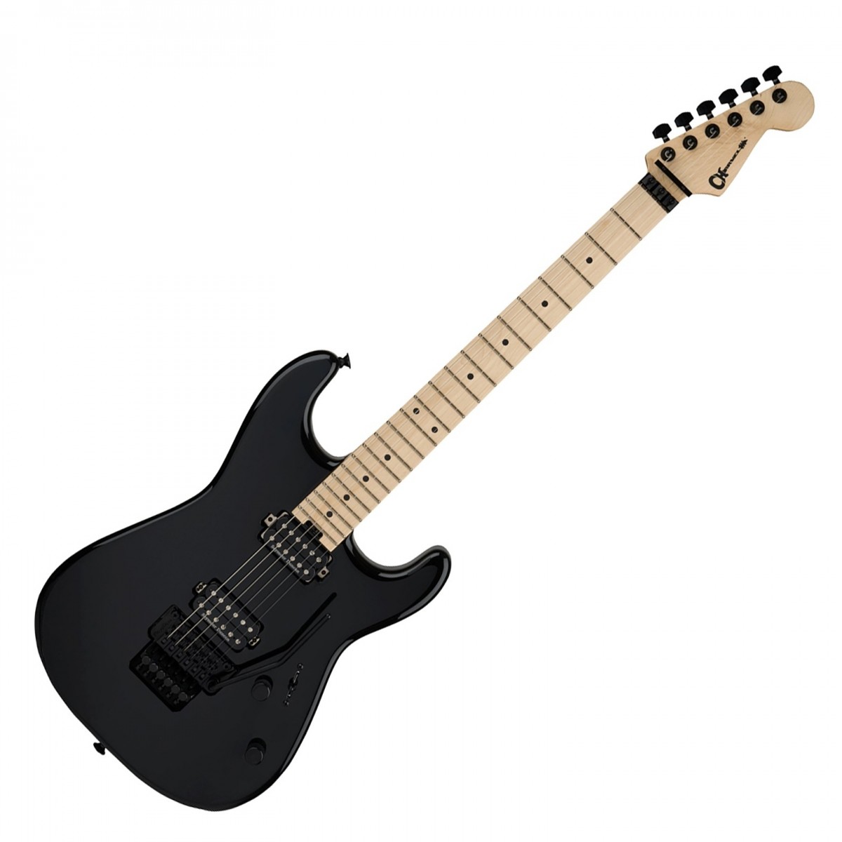 Charvel Pro-Mod San Dimas Style 1 HH FR MPL, Gloss Black In Stock
