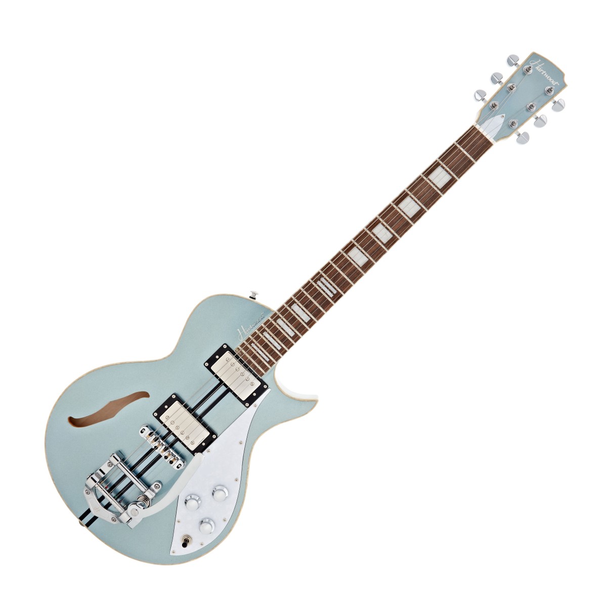 Hartwood Speedway Electric Guitar, Pearl Blue In Stock
