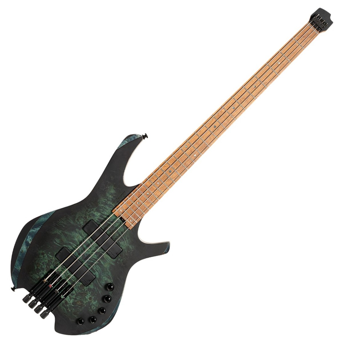 Cort Space 4 Headless Bass, Star Dust Green In Stock