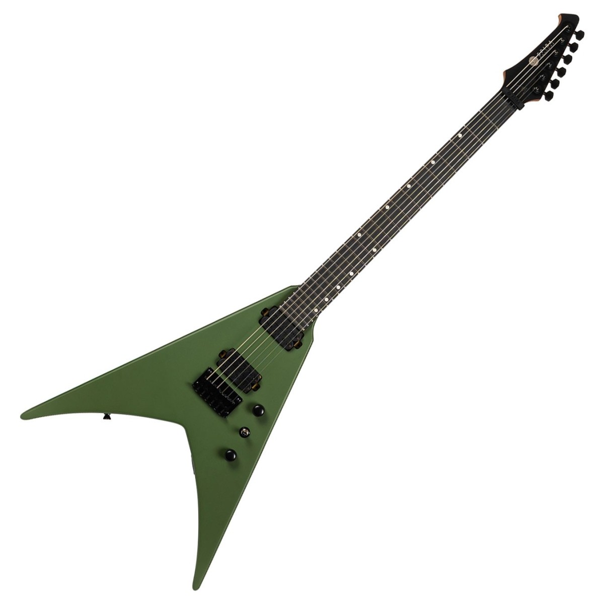 Spira Guitars V-400 MGR, Satin Dark Green In Stock - Image 1
