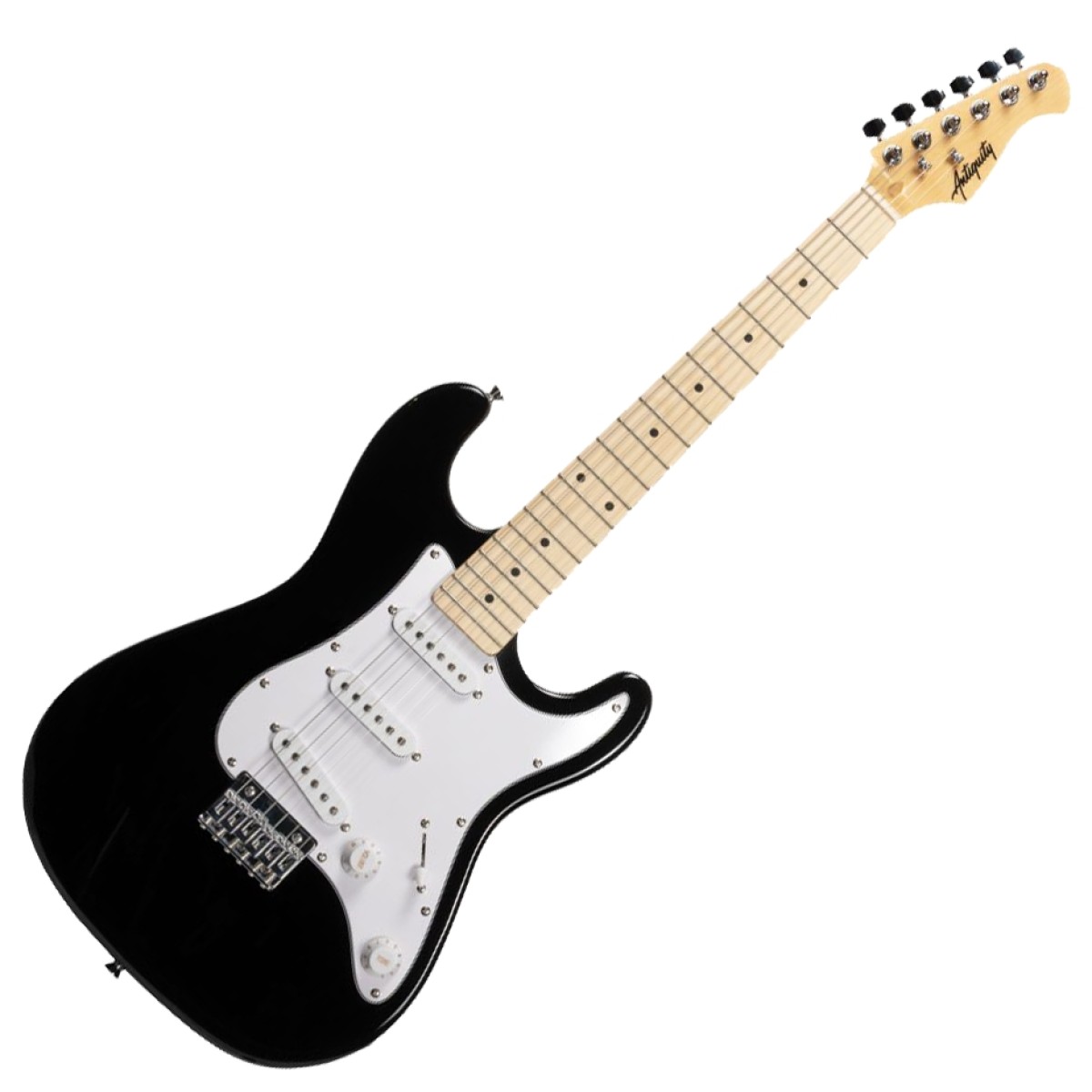 Antiquity ST1 Mini Electric Guitar, Black In Stock