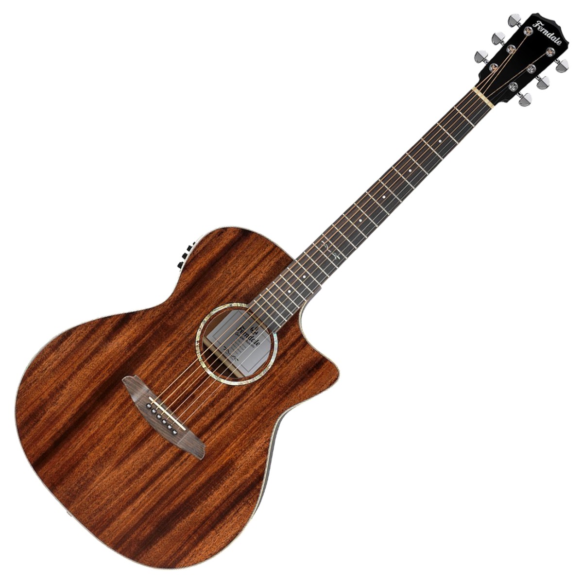 Ferndale GA3-ce Grand Auditorium Cutaway Electro Mahogany Sapele In Stock