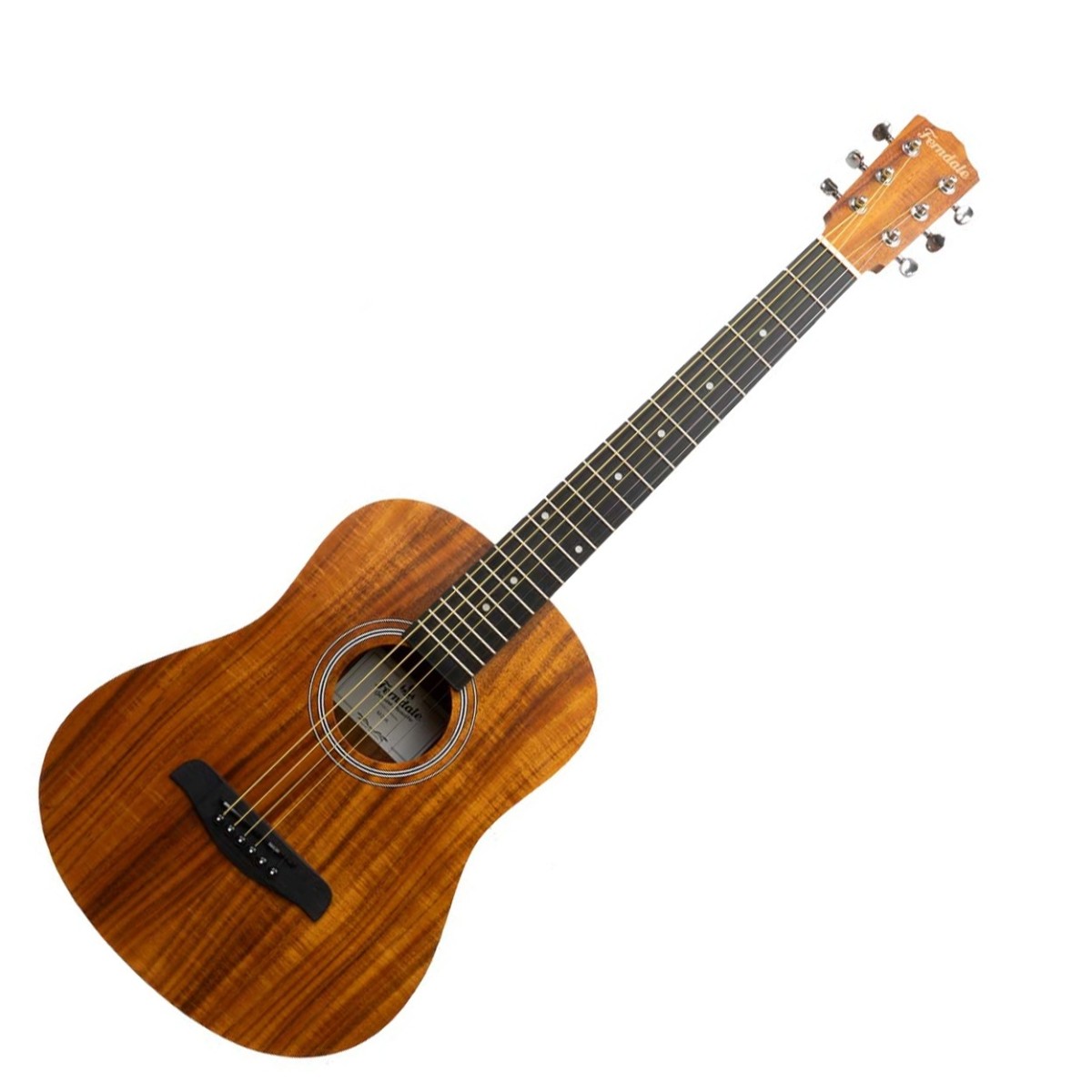 Ferndale M2 Mini Acoustic Guitar, Koa In Stock - Image 1
