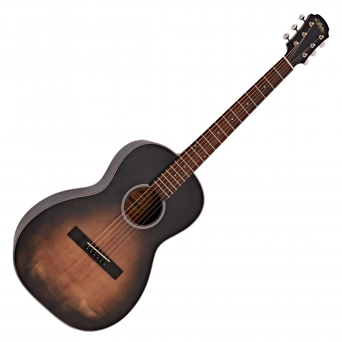 ARIA-131DP Delta Player Parlour Acoustic Guitar, Muddy Brown In Stock
