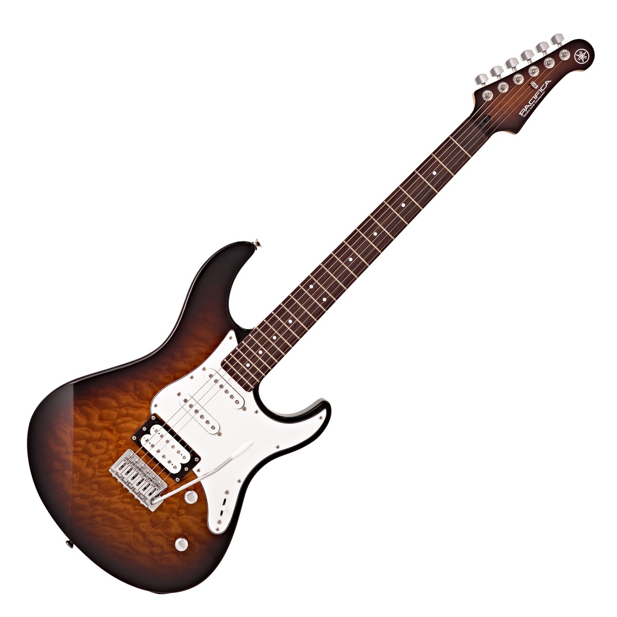 Yamaha Pacifica 212VQM, Quilted Maple Tobacco Brown In Stock