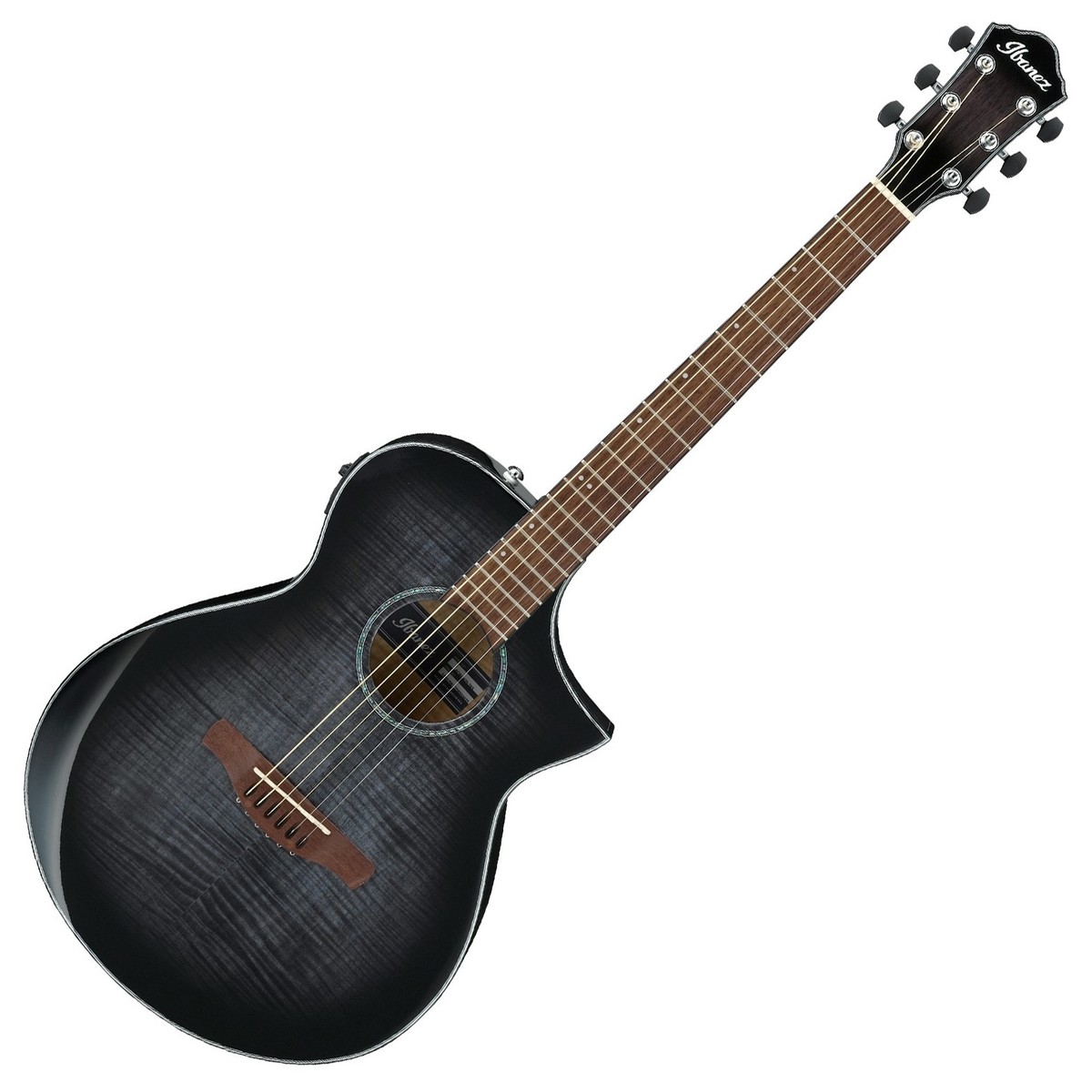 Ibanez AEWC400 Electro Acoustic, Trans Black Sunburst In Stock