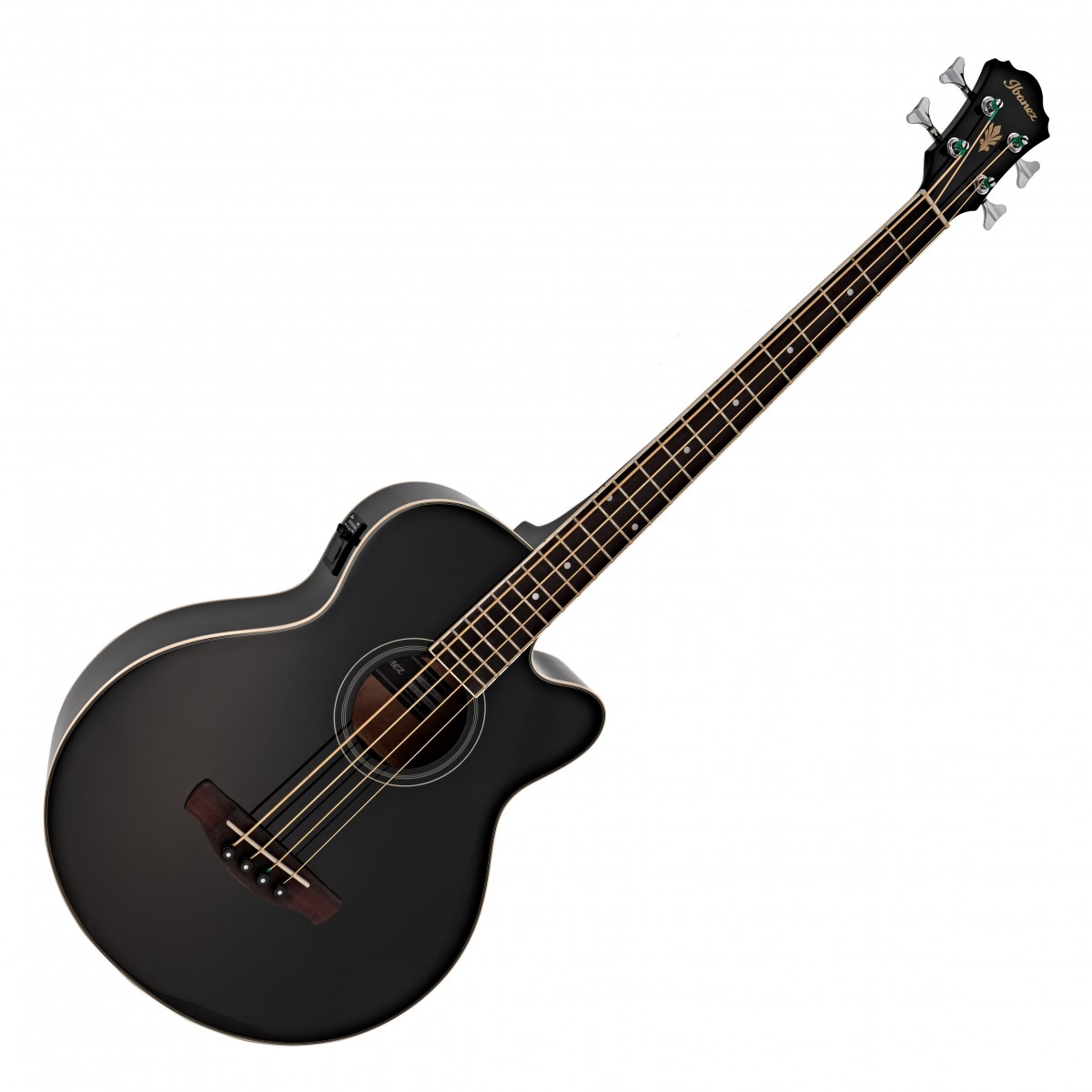 Ibanez AEB8E, Black In Stock