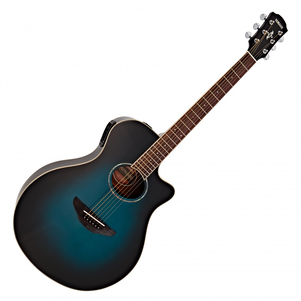 Yamaha APX600 Electro Acoustic, Oriental Blue Burst In Stock
