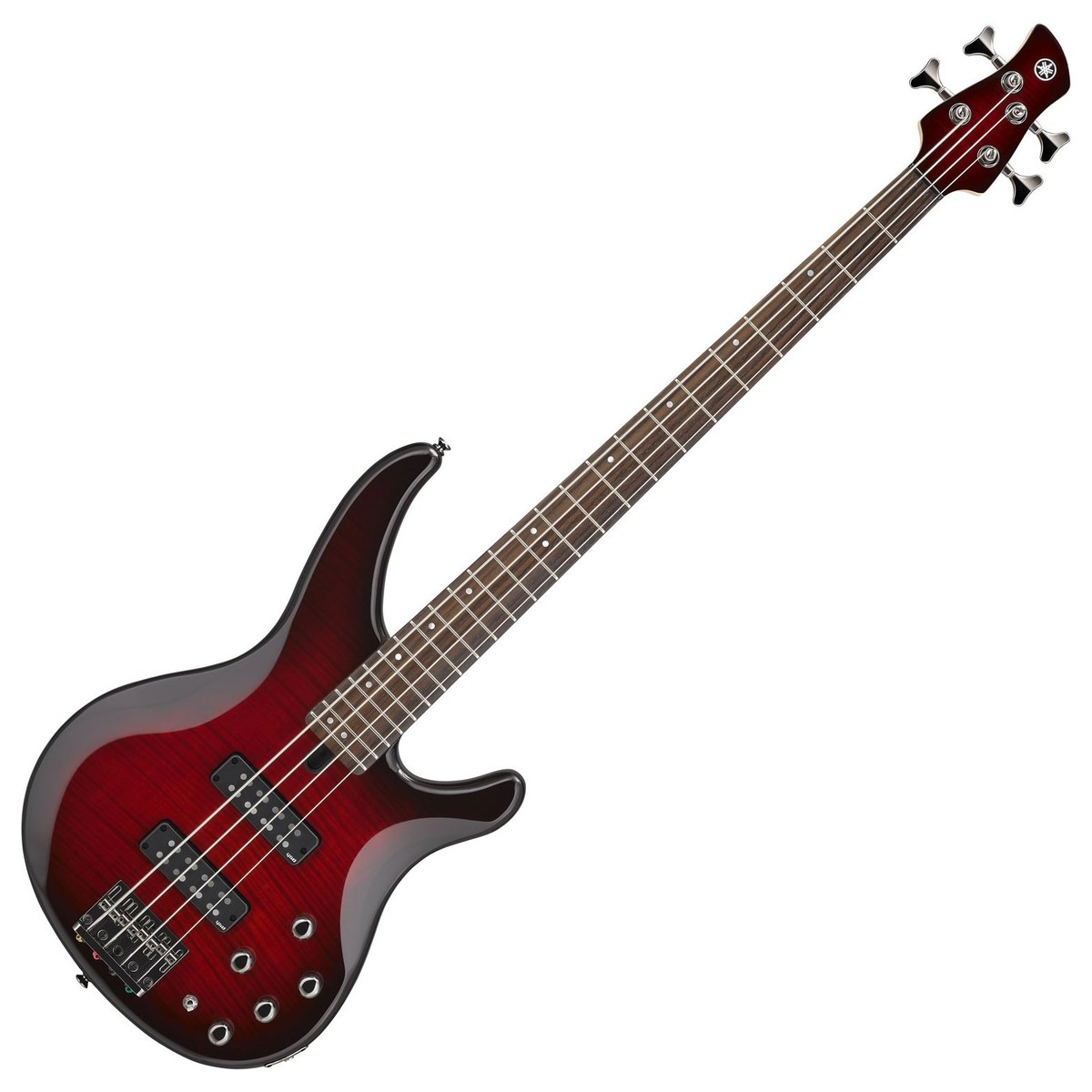 Yamaha TRBX604FM Bass, Dark Red Burst In Stock