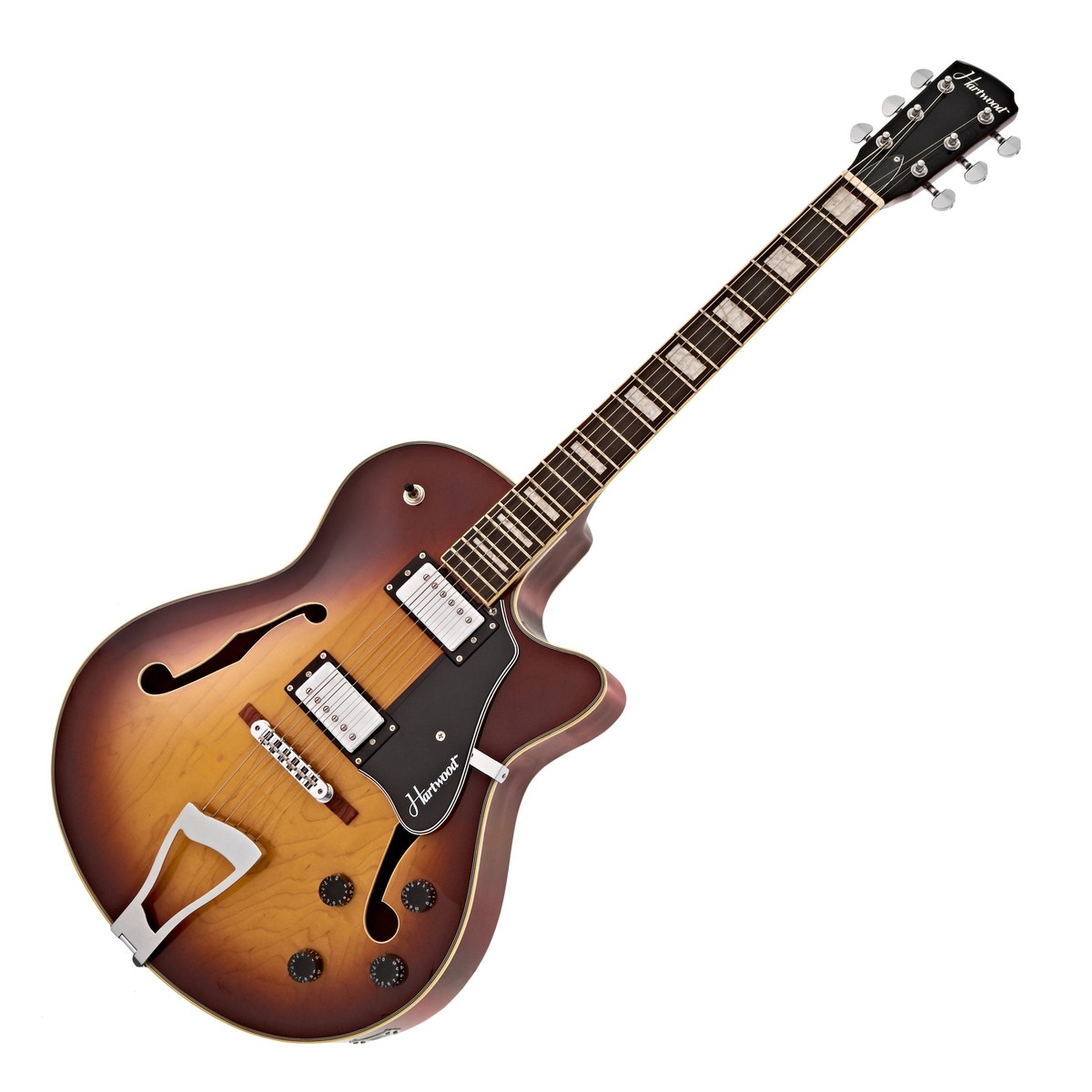 Hartwood Novella Hollowbody Guitar, Tobacco Sunburst - Nearly New In Stock