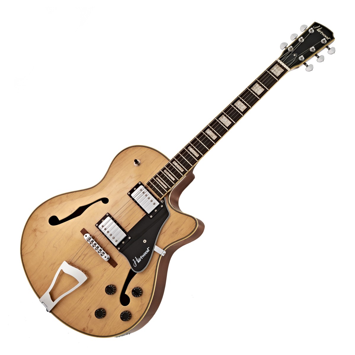 Hartwood Novella Hollowbody Guitar, Natural - Nearly New In Stock